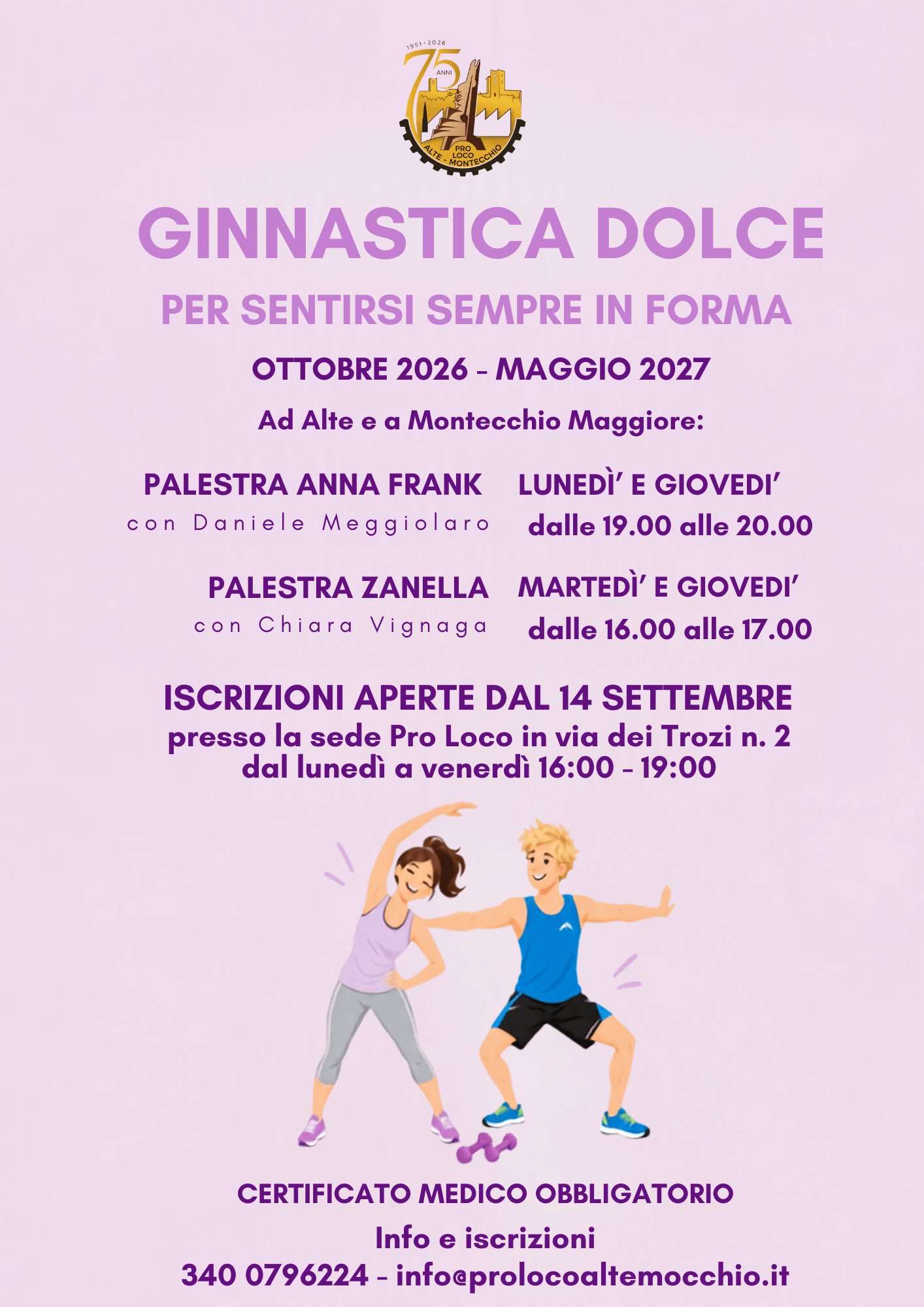 GINNASTICA DOLCE 20262027